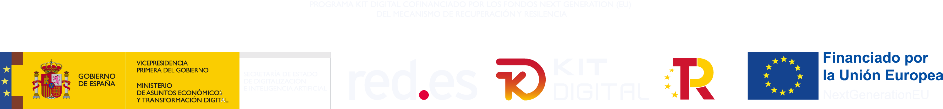 Programa Kit Digital cofinanciado por los fondos Next Generation (EU) del mecanismo de recuperacion y resiliencia